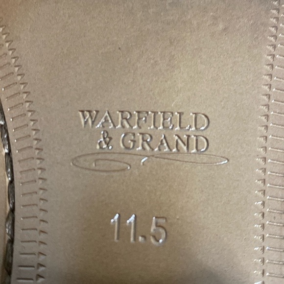 Warfield and Grand Midway Cap Toe Leather Oxfords Men’s 11.5 Great Condition - Picture 9 of 9